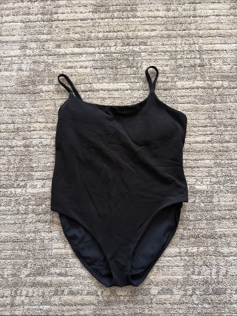 Black women’s One-Piece Swimsuit - Classic Solid